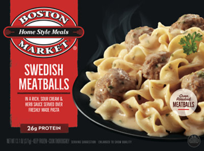 Boston Market Frozen Food Swedish Meatballs - 16 Oz