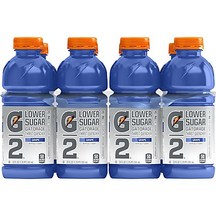 Gatorade G2 Thirst Quencher Perform 02 Low Calorie Grape - 8-20 Fl. Oz. - Image 5