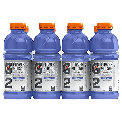 Gatorade G2 Thirst Quencher Perform 02 Low Calorie Grape - 8-20 Fl. Oz. - Image 2