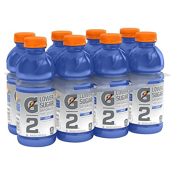 Gatorade G2 Thirst Quencher Perform 02 Low Calorie Grape - 8-20 Fl. Oz.