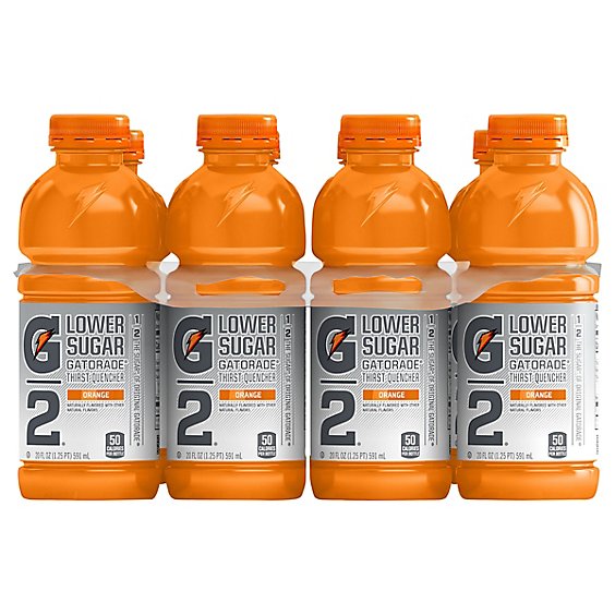 Gatorade G2 Thirst Quencher Perform 02 Low Calorie Orange - 8-20 Fl. Oz.