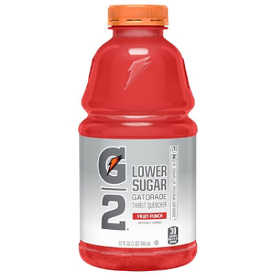 Gatorade G2 Thirst Quencher Perform 02 Low Calorie Fruit Punch - 32 Fl. Oz.