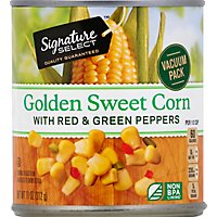 Signature SELECT Corn Golden Sweet with Red & Green Peppers Can - 11 Oz - Image 2