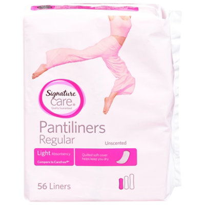 50 Ct Panty Liners Unscented Pads Light Underwear Protection No Odor  Pantiliners
