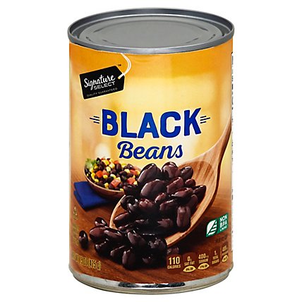 Signature SELECT Beans Black - 15 Oz - Image 1