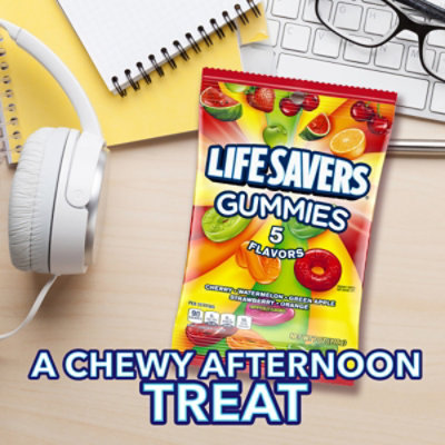 Life Savers 5 Flavors Gummy Candy Bag - 7 Oz - Image 4