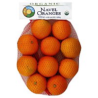Goodness Greeness Oranges Navel Organic Prepacked - 4 Lb - Image 1