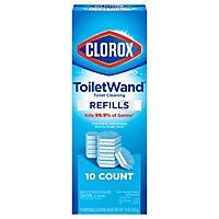 Clorox Toilet Disposable Wand Heads Disinfecting Refills - 10 Count - Image 1