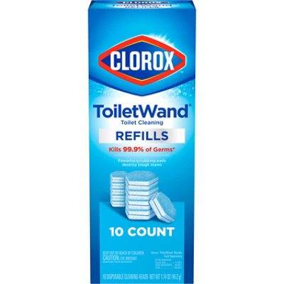 Clorox Toilet Wand Refills Disinfecting - 10 Count