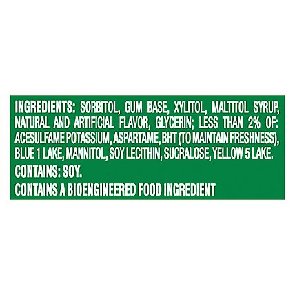Trident Gum Sugar Free With Xylitol Spearmint - 3-18 Count - Image 5
