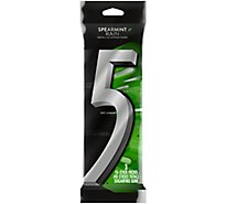 5 Spearmint Rain Sugar Free Chewing Gum - 3-15 Count