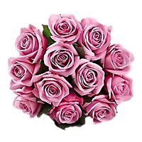 Pink Roses - 12 Count