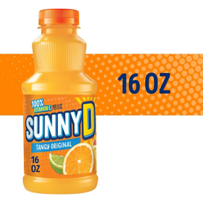 SunnyD Tangy Original Orange Juice Drink Bottle - 16 Fl. Oz. - Image 1