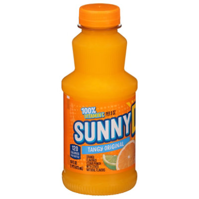 SunnyD Tangy Original Orange Juice Drink Bottle - 16 Fl. Oz. - Image 4