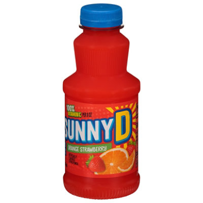 SunnyD Orange Strawberry Juice Drink Bottle - 16 Fl. Oz. - Image 2