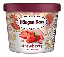 Haagen-Dazs Ice Cream Cup Strawberry - 3.6 Fl. Oz.