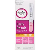 Signature Care Pregnancy Test Early Result Easy to Read - 2 Count - Image 2