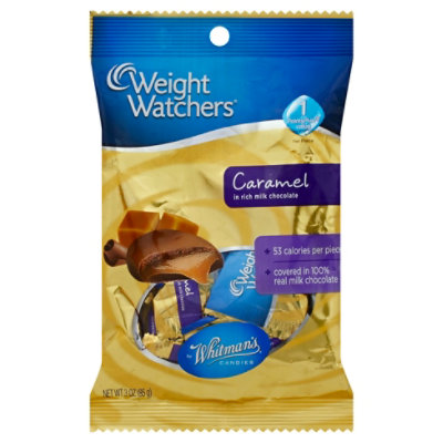 weightwatchers Whitmans Caramel Medallions Covered In Milk Chocolate - 3 Oz