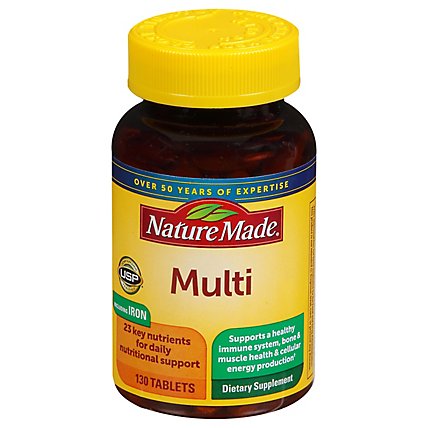 Nature Made Multi Complete Tablets With Iron - 130 Count - Image 3