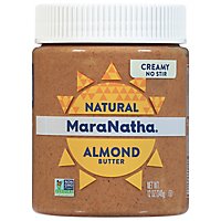 MaraNatha Almond Butter Creamy - 12 Oz - Image 1