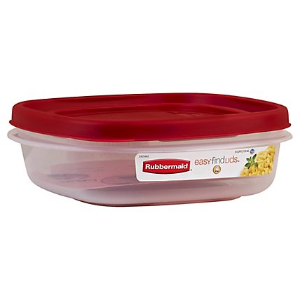 Rubbermaid Easy Find Lids Container 3 Cup Square - Each