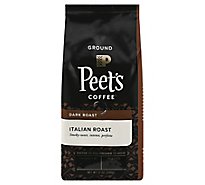 Peet's Coffee Italian Roast Dark Roast Ground Coffee Bag - 12 Oz