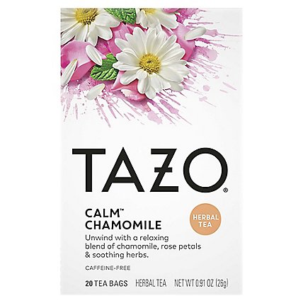 TAZO Calm Chamomile Herbal Tea Tea Bags - 20 Count - Image 3