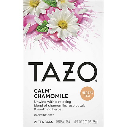 TAZO Calm Chamomile Herbal Tea Tea Bags - 20 Count - Image 2