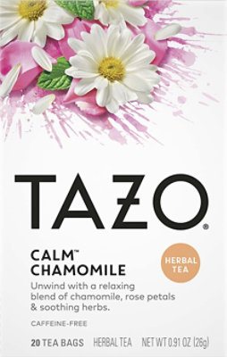 TAZO Calm Chamomile Herbal Tea Tea Bags - 20 Count - Image 2