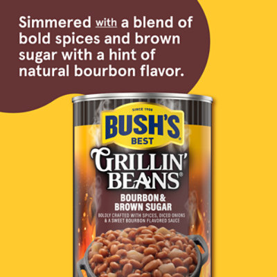 Bush's Bourbon and Brown Sugar Grillin Beans - 22 Oz - Image 2