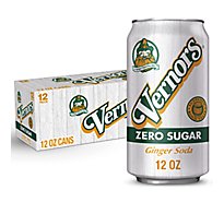 Vernors Zero Sugar Ginger Soda In Can - 12-12 Fl. Oz.