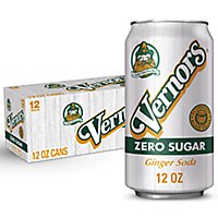 Vernors Zero Sugar Ginger Soda In Can - 12-12 Fl. Oz. - Image 1
