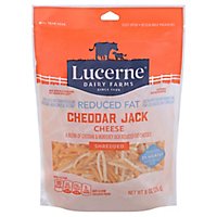 Lucerne Cheese Shredded Cheddar Jack Reduced Fat 2% - 8 Oz - Image 3