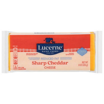 Lucerne Cheese Sharp Cheddar Reduced Fat - 8 Oz - Image 2