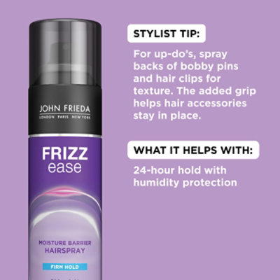 John Frieda Frizz Ease Moisture Barrier Firm Hold Hairspray - 12 Oz - Image 2