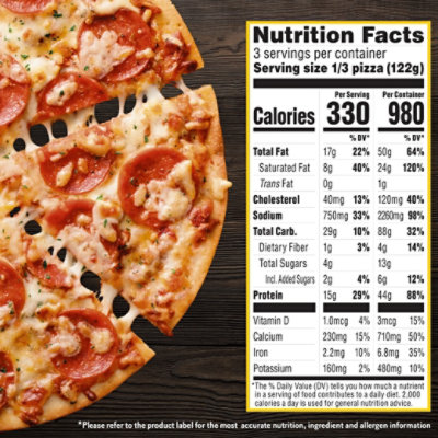 California Pizza Kitchen 12 Inch Signature Pepperoni Thin Crust Frozen Pizza Pack - 12.9 Oz - Image 5