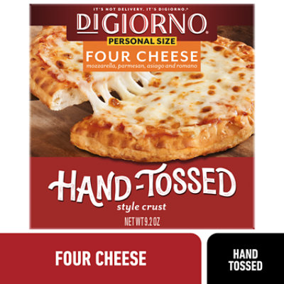 DiGiorno Four Cheese Hand Tossed Style Traditional Crust Frozen Personal  Pizza - 9.2 Oz - Tom Thumb