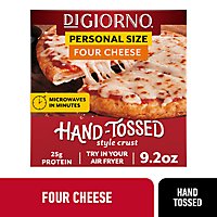 DiGiorno Four Cheese Frozen Personal Pizza On A Hand Tossed Style Traditional Crust - 9.2 Oz - Image 1