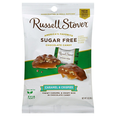 Russell Stover Sugar Free Crispy Caramel Candy - 3 Oz - Image 4