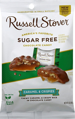 Russell Stover Sugar Free Crispy Caramel Candy - 3 Oz - Image 1