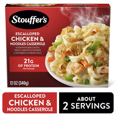 Stouffers Escalloped Chicken and Noodles Frozen Meal - 12 Oz