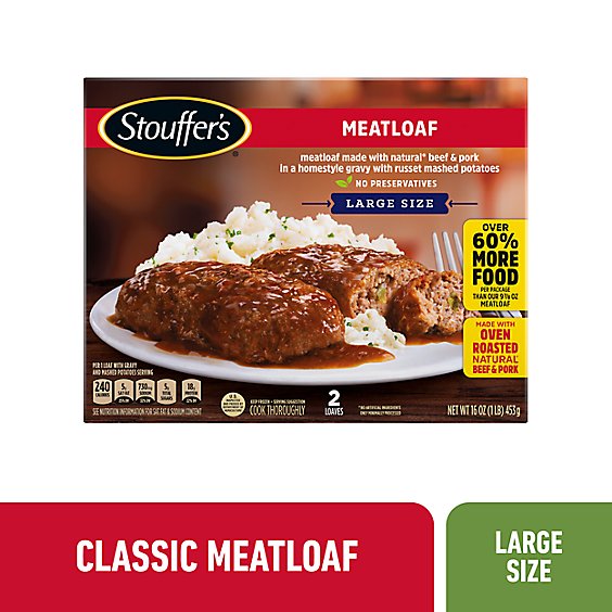 Stouffer's Classic Meatloaf Frozen Meal - 16 Oz