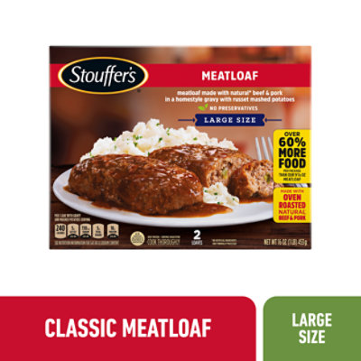 STOUFFERS Satisfying Servings Meal Meatloaf - 16 Oz