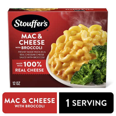 Stouffer's Macaroni And Cheese With Broccoli Frozen Meal - 12 Oz - Image 1