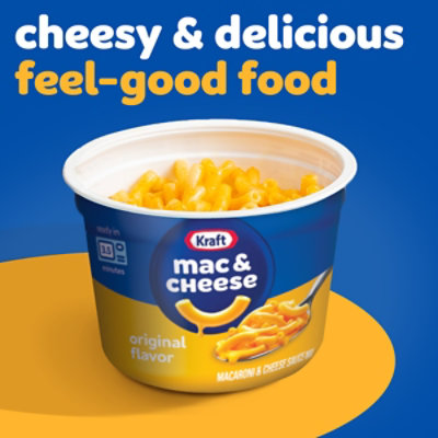 Kraft Original Macaroni & Cheese Easy Microwavable Dinner Cups - 4-2.05 Oz - Image 7