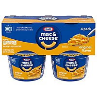 Kraft Original Macaroni & Cheese Easy Microwavable Dinner Cups - 4-2.05 Oz - Image 2