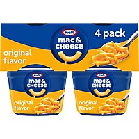 Kraft Original Macaroni & Cheese Easy Microwavable Dinner Cups - 4-2.05 Oz - Image 4