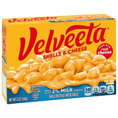 Velveeta Shells & Cheese Pasta with Cheese Sauce and 2% Milk Cheese Box - 12 Oz - Image 7