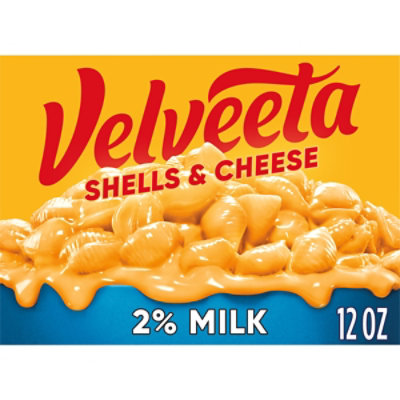 Velveeta Shells & Cheese Pasta with Cheese Sauce and 2% Milk Cheese Box - 12 Oz - Image 1