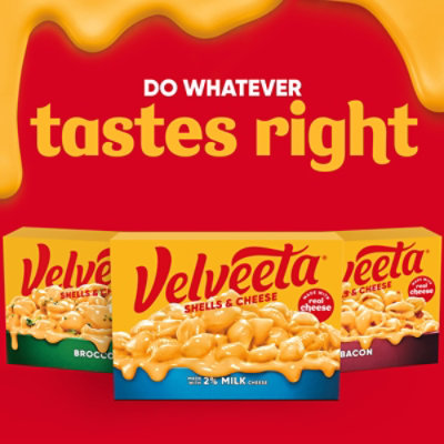 Velveeta Shells & Cheese Pasta with Cheese Sauce and 2% Milk Cheese Box - 12 Oz - Image 7